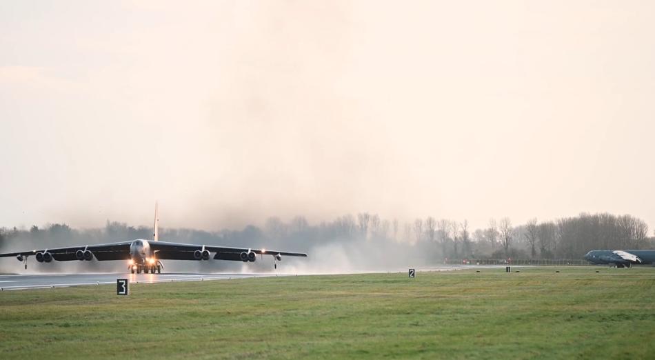 2024 to 2025 NATO Exercise  UK: B-52s Launch for APEX JETNATO Exercises 