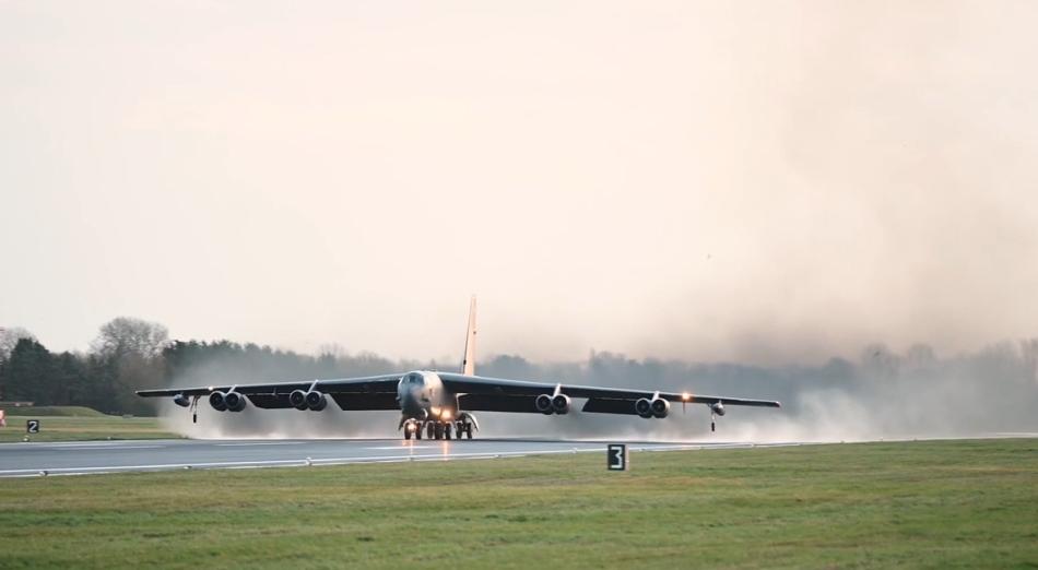 2024 to 2025 NATO Exercise  UK: B-52s Launch for APEX JETNATO Exercises 