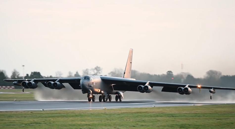 2024 to 2025 NATO Exercise UK: B-52s Launch for APEX JETNATO Exercises